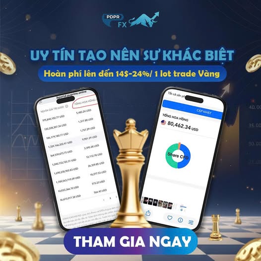 UY TÍN TẠO NÊN SỰ KHÁC BIỆT - PDPR TEAM ĐỒNG HÀNH CÙNG TRADER VIỆT